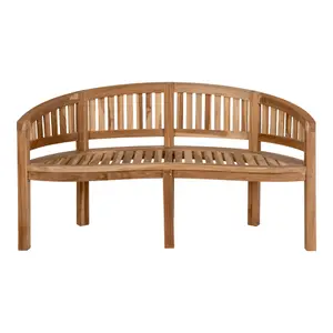 Ξύλινος πάγκος από teak House Nordic Boca Banan image-0