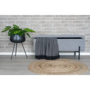 Υφασμάτινος πάγκος με αποθήκευση House Nordic Watford image-3