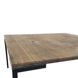 Smoked oiled oak coffee table House Nordic Lugano image-3