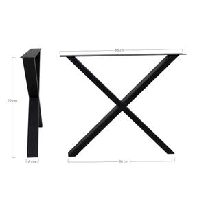 Designer powder-coated dining table base x House Nordic Nimes image-3