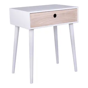 Beistelltisch mit 1 Schublade aus Naturholz House Nordic Parma image-1