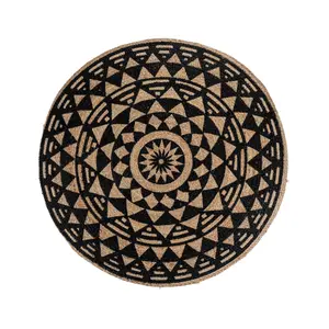 Woven jute carpet House Nordic Bombay image-0