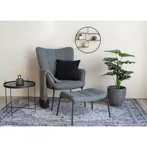 Στρογγυλή ραφιέρα House με πλαίσιο House Nordic Genk image-4