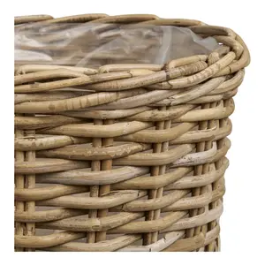 Rattan storage basket House Nordic Kalak (x2) image-2