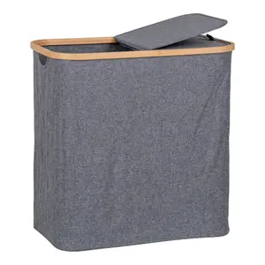 Textile and bamboo laundry basket House Nordic Noto Laundry image-0