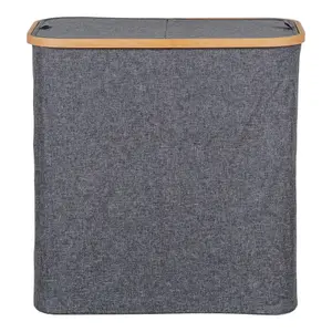Textile and bamboo laundry basket House Nordic Noto Laundry image-3