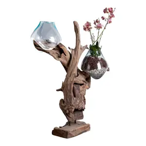 Wassertropfen aus Teakholz und Glas House Nordic San Marino image-0