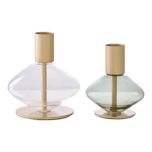 Teelichthalter Glas/Metall House Nordic Candle (x2) image-1