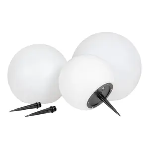 LED λάμπες με ενσωματωμένο ηλιακό πάνελ House Nordic Lifton (x3) image-0