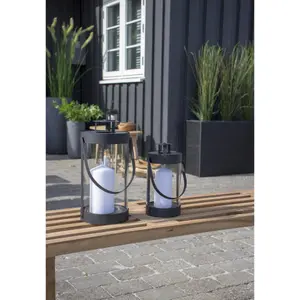 φαναράκια από μέταλλο και γυαλί House Nordic Bondi (x2) image-1