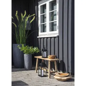 Zestaw 2 latarni ze stali i szkła House Nordic Kos image-3