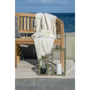 φαναράκια με μεταλλικό χερούλι και γυαλί House Nordic Corfu (x2) image-4