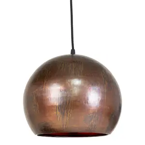 Lamp in oxidized brass House Nordic Albi Ball image-0