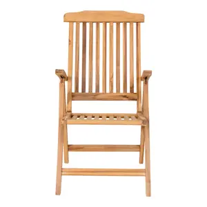 5-position teak chair House Nordic image-0