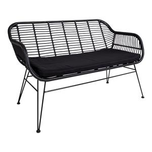 Poly ratanový pohovka s polštářem a nohami House Nordic Trieste image-2