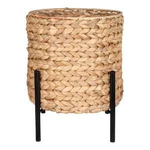 Round water hyacinth planter House Nordic Antas