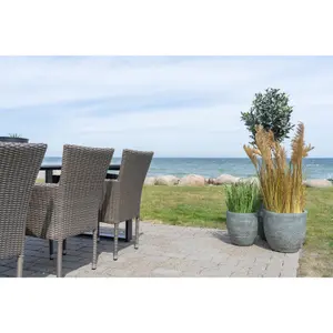 Set of 3 clay fiber planters House Nordic Stratford image-6