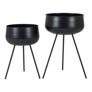 9001170-steel-flowerpots-house-nordic-ardola-x2-black-28x28x46-cm