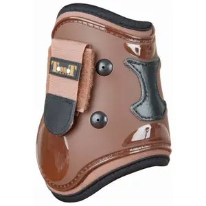 Protectores de cascos para caballos de concha y cuero T de T image-1