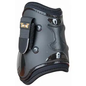 Protectores de cascos para caballos de concha y cuero T de T image-0