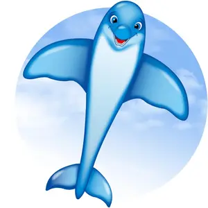 Kite HQ Kites Dolphin Kite image-1