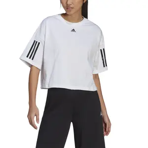 Camiseta de manga corta para mujer adidas Hyperglam image-3
