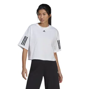 Camiseta de manga corta para mujer adidas Hyperglam image-2