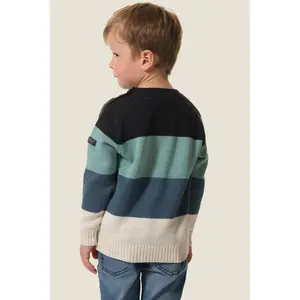 Baby boy round neck sweater Hublot Mode Marine Agnan image-2
