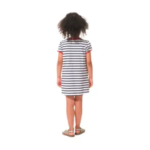 Baby girl dress with tulip sleeves Hublot Mode Marine anyssa image-1