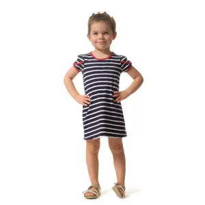 Baby girl dress with tulip sleeves Hublot Mode Marine anyssa image-0