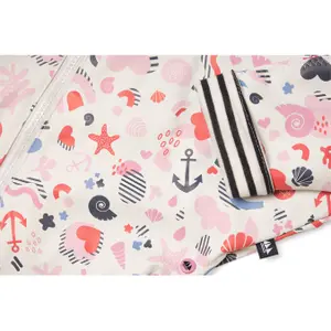 Printed waterproof jacket for baby girl Hublot Mode Marine Aquaval image-2