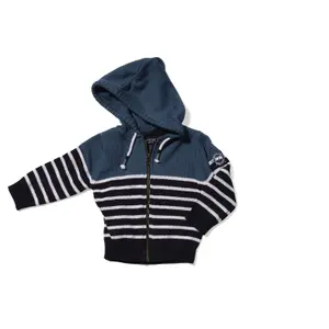 Baby boy hooded jacket Hublot Mode Marine Avarez image-0