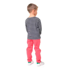 Children's long sleeve striped T-shirt Hublot Mode Marine Bouee image-1