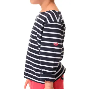 Children's long sleeve striped T-shirt Hublot Mode Marine Bouee image-2