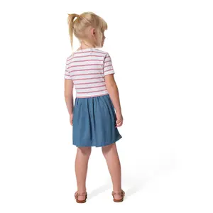 Girl t-shirt dress Hublot Mode Marine Cerise image-1