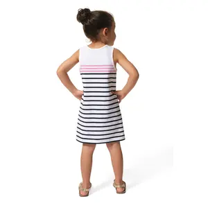Baby girl sleeveless dress Hublot Mode Marine Athesse image-1