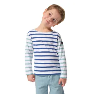 Long-sleeved striped baby T-shirt Hublot Mode Marine Ballast image-0