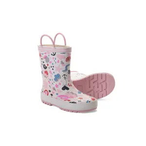 Bottes de pluie bébé fille Hublot Mode Marine Shell image-0