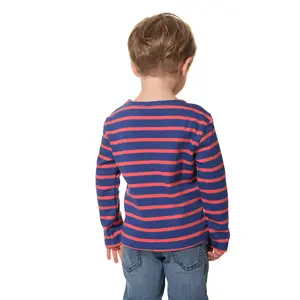Children's long sleeve striped T-shirt Hublot Mode Marine Cordage image-2