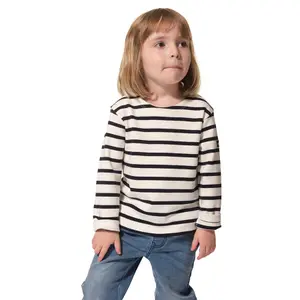 striped t-shirt for kids Hublot Mode Marine Cordage image-0
