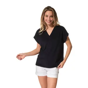 Női V nyakú póló Hublot Mode Marine Malwina image-0