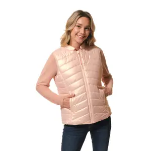 Doudoune sans manches métallisée femme Hublot Mode Marine Olivia image-0