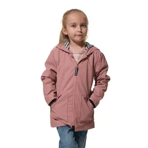 3/4 Waterproof Coat for Girls Hublot Mode Marine Dona image-0