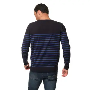 Pull col V Hublot Mode Marine image-1
