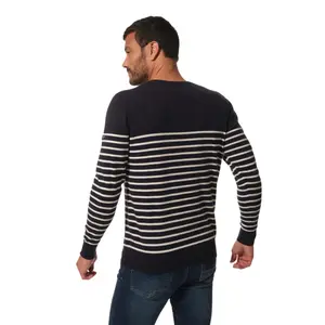 Pull col V Hublot Mode Marine image-1