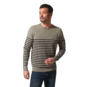 Pull col V Hublot Mode Marine