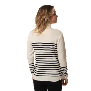Pull col chemisé femme Hublot Mode Marine image-1