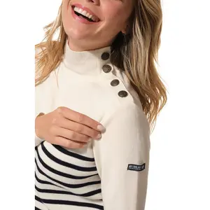 Pull col chemisé femme Hublot Mode Marine image-3