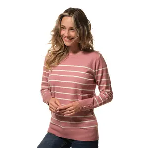 Jersey con botones de cuello redondo para mujer Hublot Mode Marine image-0