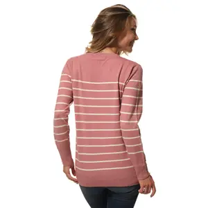 Jersey con botones de cuello redondo para mujer Hublot Mode Marine image-1